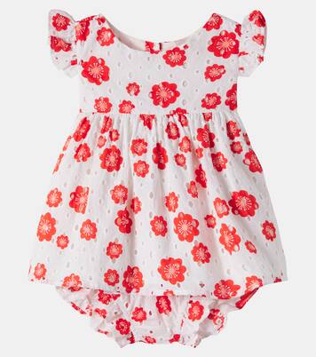 Baby cotton dress and bloomers set | Fábula