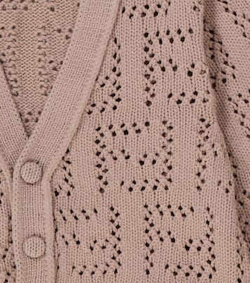 Baby - Cardigan in maglia FF | Fendi Kids