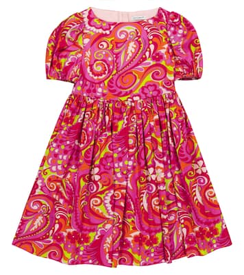 Bedrucktes Kleid aus Baumwolle | Dolce&Gabbana Kids