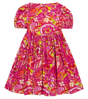 Bedrucktes Kleid aus Baumwolle | Dolce&Gabbana Kids