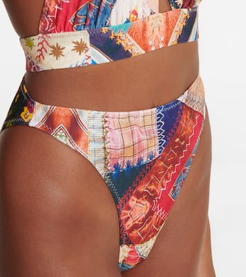 Culotte de bikini Luca imprimée | Norma Kamali