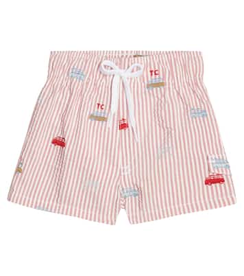Bébé – Short de bain rayé et brodé | Tartine et Chocolat