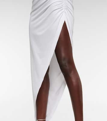Cutout halterneck midi dress | Norma Kamali