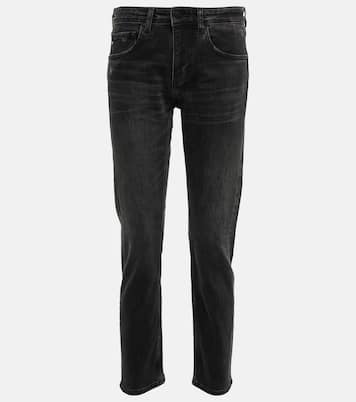 Jeans Girlfriend cropped de tiro medio | AG Jeans