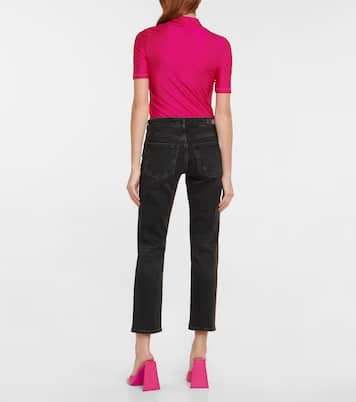Jeans Girlfriend cropped de tiro medio | AG Jeans
