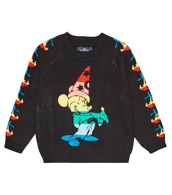 x Disney® - Pullover in jacquard di misto cotone e lana | Stella McCartney Kids