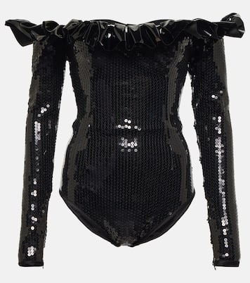 Sequined bodysuit | Alessandra Rich