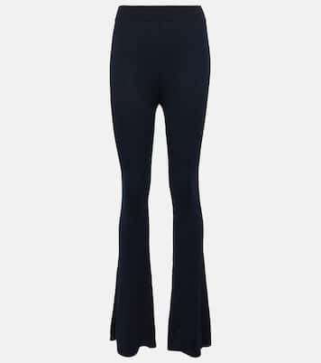 Pantaloni flared in maglia a coste | Stella McCartney