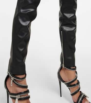 High-rise leather pants | Dolce&Gabbana