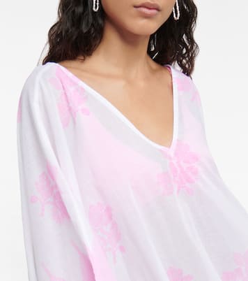 Caftán de algodón estampado | Juliet Dunn
