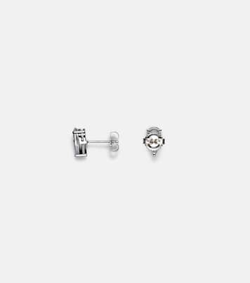 Ayda 14kt gold stud earrings with topaz | Suzanne Kalan