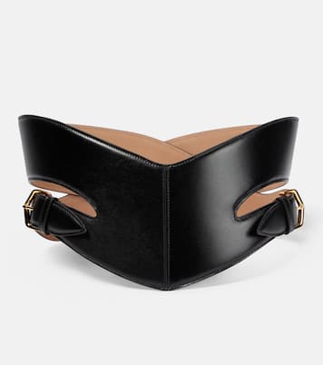 Cinturón de piel con aberturaa | Alaïa