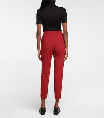 Pegno cropped jersey pants | Max Mara