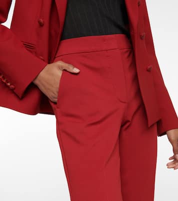 Pegno cropped jersey pants | Max Mara