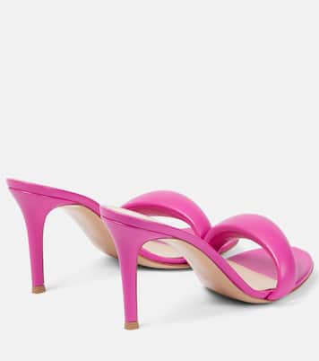 Pantoletten Bijoux 85 aus Leder | Gianvito Rossi
