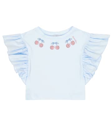 T-shirt in cotone con decorazioni | Monnalisa