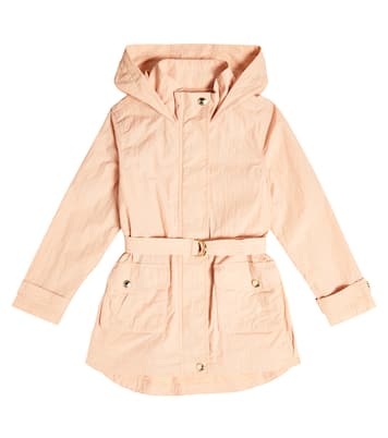 Parka in tessuto tecnico con cintura | Chloé Kids