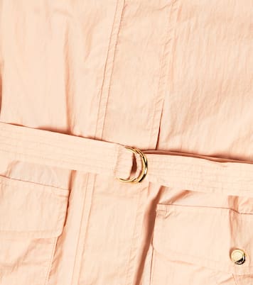 Parka in tessuto tecnico con cintura | Chloé Kids
