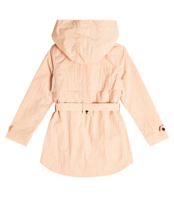 Parka in tessuto tecnico con cintura | Chloé Kids