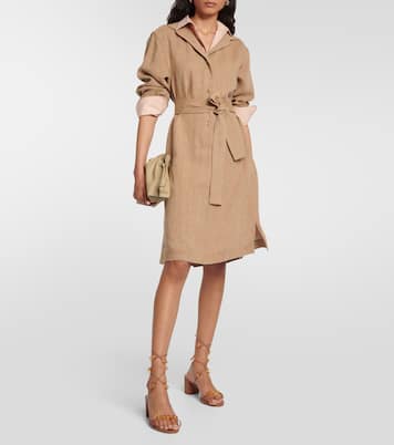 Abito chemisier in lino | Loro Piana