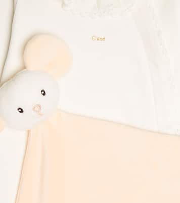 Bébé – Grenouillère et doudou en coton | Chloé Kids