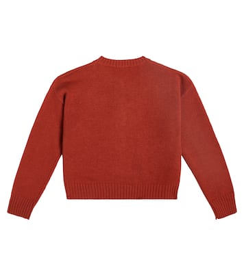 Embroidered wool cardigan | Il Gufo