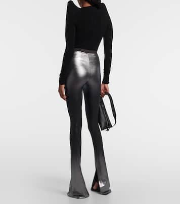 Carmen metallic flared pants | Rick Owens