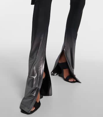 Carmen metallic flared pants | Rick Owens