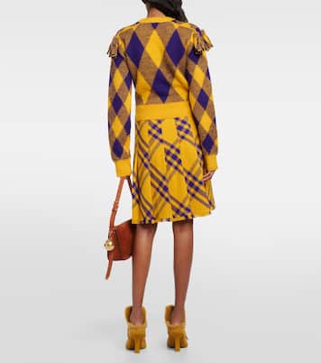 Pullover Argyle in lana jacquard | Burberry