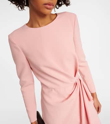Gathered jersey midi dress | Carolina Herrera