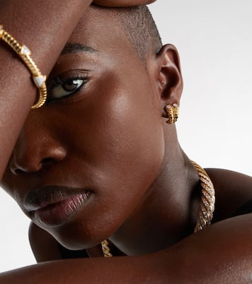 Ohrringe Trisolina aus 18kt Gelbgold mit Diamanten | Marina B