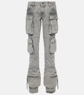 Low-Rise Straight Cargo-Jeans | The Attico