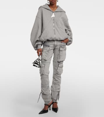 Low-Rise Straight Cargo-Jeans | The Attico
