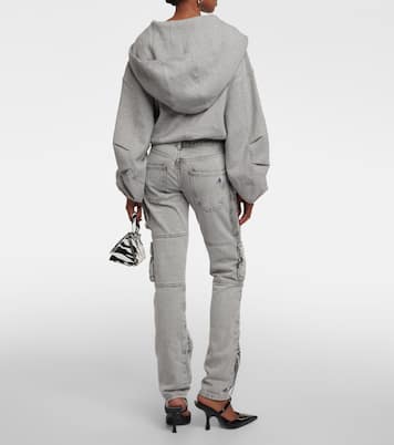 Low-Rise Straight Cargo-Jeans | The Attico