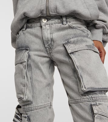 Low-Rise Straight Cargo-Jeans | The Attico