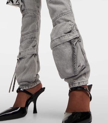 Low-Rise Straight Cargo-Jeans | The Attico
