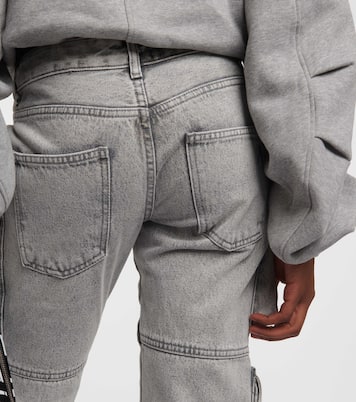 Low-Rise Straight Cargo-Jeans | The Attico