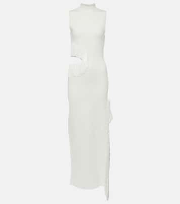 Robe longue Nova à perles | Galvan