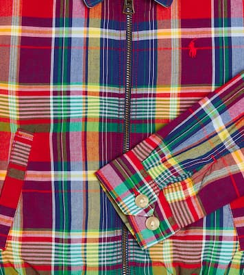 Plaid cotton jacket | Polo Ralph Lauren Kids