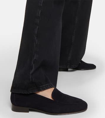 Mocassini Sophie in suede | The Row