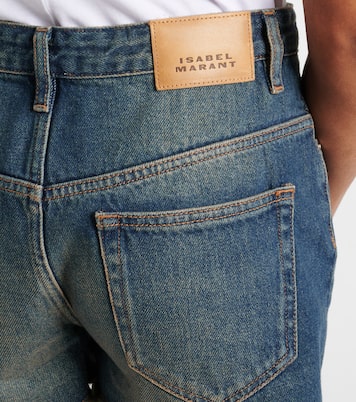 Lesia mid-rise denim shorts | Isabel Marant
