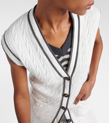 Cardigan in cotone | Brunello Cucinelli