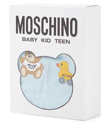 Bébé – Set de 2 bodys imprimés en coton | Moschino Kids