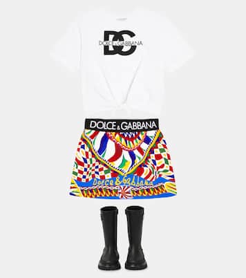 T-Shirt aus Baumwoll-Jersey | Dolce&Gabbana Kids
