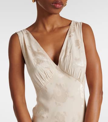 Robe midi de mariée Sandrine à fleurs | Rixo