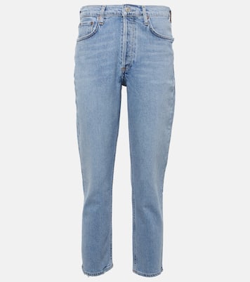 Jeans slim cropped Riley de tiro alto | Agolde