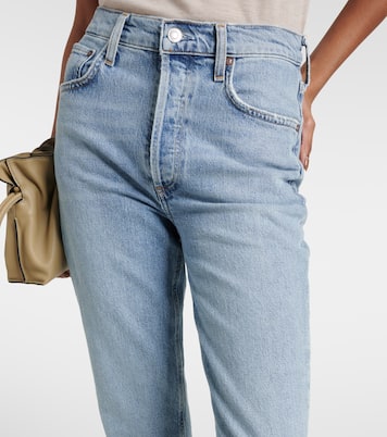 Jeans slim cropped Riley de tiro alto | Agolde