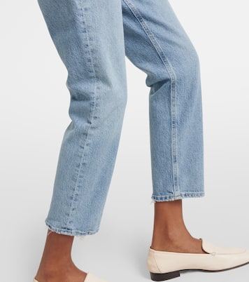 Jeans slim cropped Riley de tiro alto | Agolde