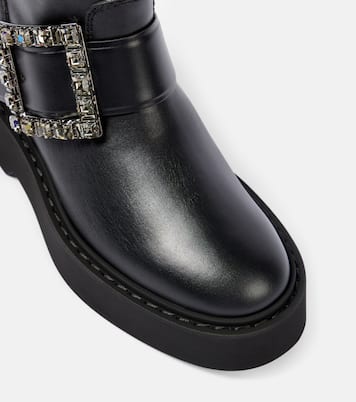 Viv' Rangers leather combat boots | Roger Vivier