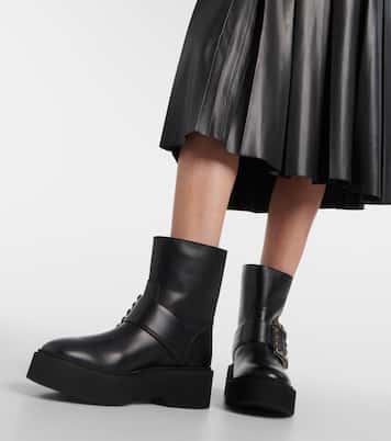 Viv' Rangers leather combat boots | Roger Vivier